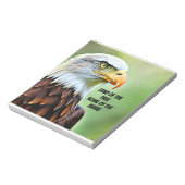 フリーの禿イーグルの国 ノートパッド (回転)