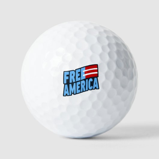 フリーアメリカゴルフボール ゴルフボール (正面)