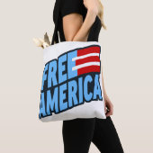 フリーアメリカトート トートバッグ (クローズアップ)