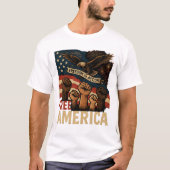 フリーアメリカ ユニセックスTシャツ Tシャツ (正面)