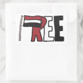 フリーイエメン 長方形シール (バッグ)