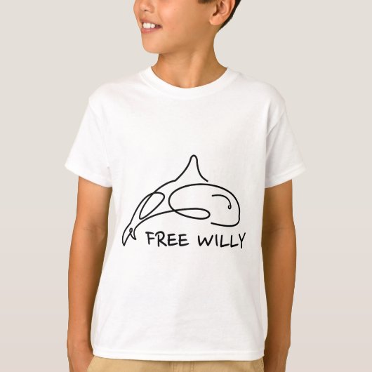 フリーウィリー Tシャツ (正面)