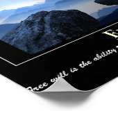 フリーウィルやる気を起こさせるポスター ポスター (角)