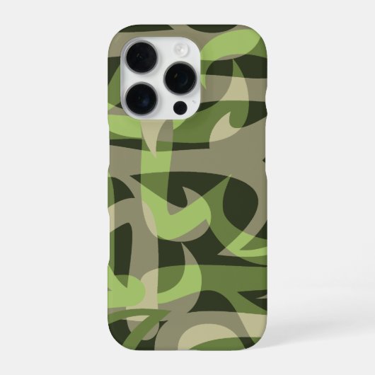 フリーウェイ・アブストラクト・レトロ・サイケデリック iPhoneケース (裏面)
