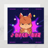 フリーカード｜VACHABORG グッズ「♪ めいくのーのいず」 招待状 (正面/裏面)