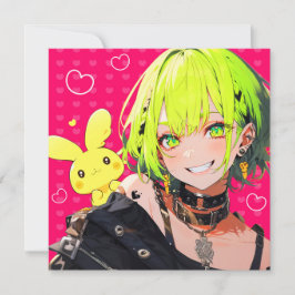 フリーカード｜VACHABORG グッズ「♪ らぶゆーじゃーにー」 招待状