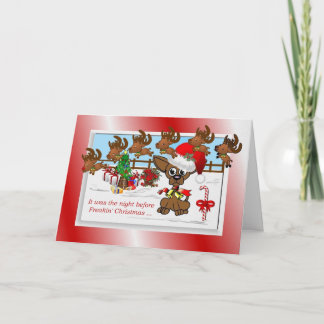 フリーキンのクリスマスの前夜だった シーズンカード