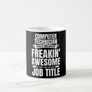 フリーキンの素晴らしコンピューター技術者おもしろい引用文 コーヒーマグカップ