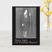 フリーキングマジカルハロウィーンカード カード (黄色い花)