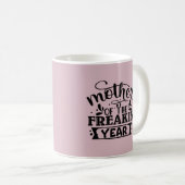 フリーキン年コーヒーマグの母 コーヒーマグカップ (正面右)