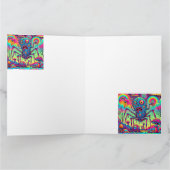 フリーキーおもしろいサイケデリックザクリーパー カード (内部)