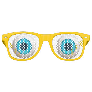 フリーキーの大きな丸い眼球 レトロサングラス