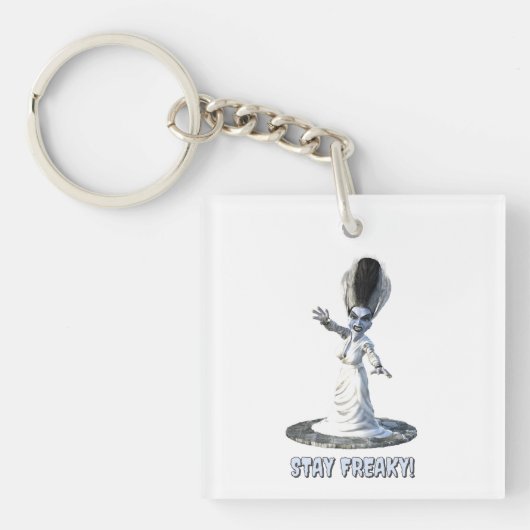 フリーキーを止めて!花嫁フランケンシュタイン キーホルダー (正面)