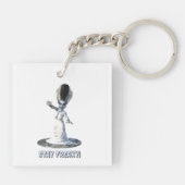 フリーキーを止めて!花嫁フランケンシュタイン キーホルダー (裏面)