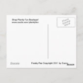 フリーキーピーハガキ ポストカード (裏面)