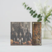 フリーキーヴィンテージハロウィーン仮面姿 シーズンポストカード (スタンド正面)