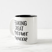 フリーキ素晴らしングアシスタント ツートーンマグカップ (正面左)