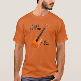 フリーギター弦なし Tシャツ