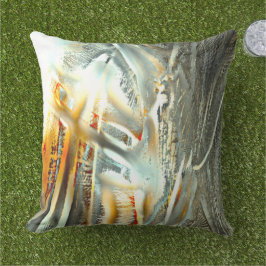 フリークグレーのテクスチャを燃やす部品をデジタル切り出し アウトドアクッション