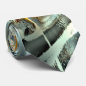 フリークグレーのテクスチャを燃やす部品をデジタル切り出し ネクタイ (ロール)