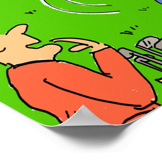 フリークゴルフショットのリバウンド ポスター (角)