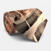 フリークサンゴの質感と非常に粗いデジタル切り出し ネクタイ (ロール)