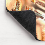 フリークサンゴの質感と非常に粗いデジタル切り出し マウスパッド (コーナー)