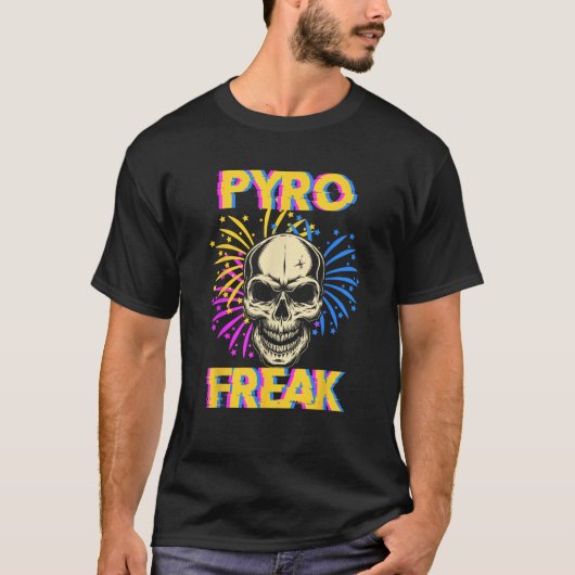 フリークナラー花火パイロマンRoc Tシャツ (正面)