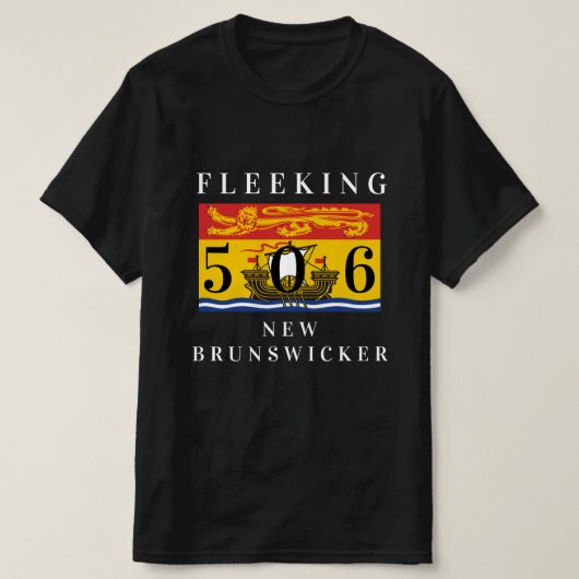 フリークニューブランズウィッカーニューブランズウィックカスタム506 Tシャツ (デザイン正面)