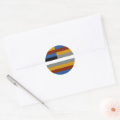 フリークプライド国旗 ラウンドシール (封筒)