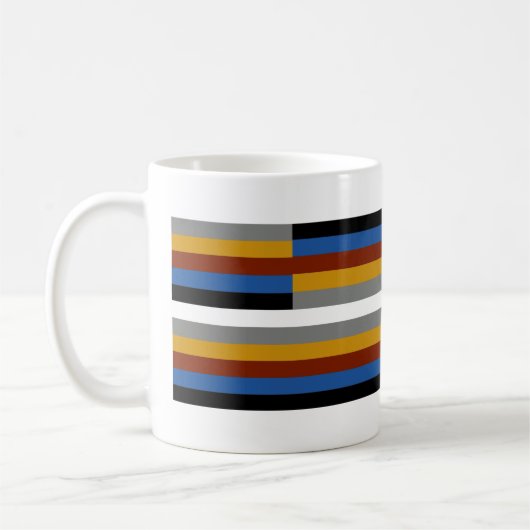 フリークプライド旗 コーヒーマグカップ (左)
