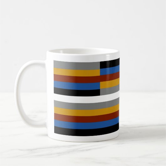 フリークプライド旗 コーヒーマグカップ (左)