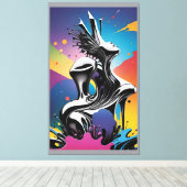 フリークマッチング – Ken Gage Surreal Art キャンバスプリント (インサイチュ (ウッドフロア))