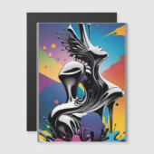 フリークマッチング – Ken Gage Surreal Art マグネット招待状 (正面/裏面)