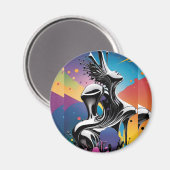 フリークマッチング – Ken Gage Surreal Art マグネット (正面/裏面)