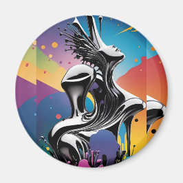 フリークマッチング – Ken Gage Surreal Art マグネット