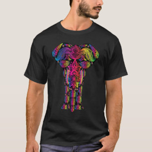 フリークラブ象の水色ヒンズー教の部族 Tシャツ