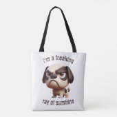 フリークレイオブサンシャインパピートート トートバッグ (裏面)