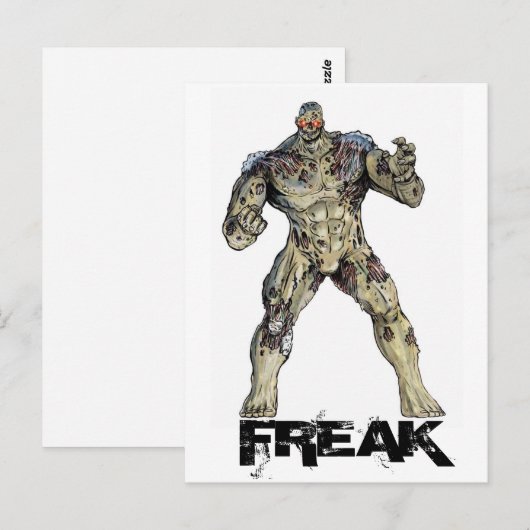 フリーク葉書 ポストカード (正面/裏面)