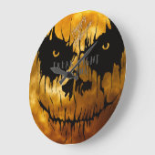  「フリーク・ナイト・ビジネス」ハッピーハローウィン・ウォール時計 ラージ壁時計 (傾斜)