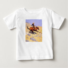 フリーク・レミントンによる「カウボーイ」 ベビーTシャツ