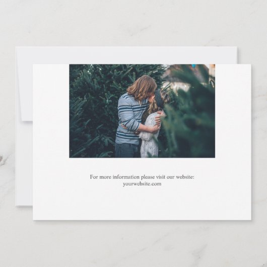 フリーケーキオープンバーおもしろい結婚ズ セーブザデート (裏面)