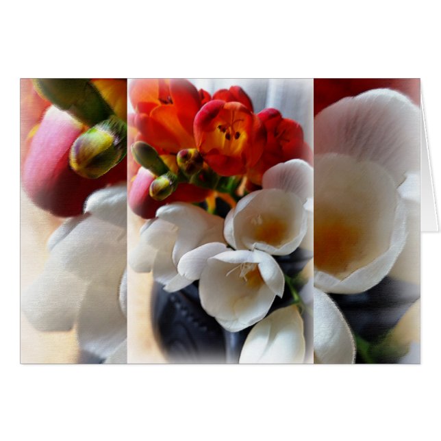 フリーサイアスの花束 (正面横)