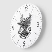 フリーサイクリング ラージ壁時計 (傾斜)