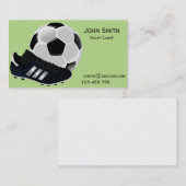 フリーサッカー/footabllのスポーツコーチ 名刺 (正面/裏面)
