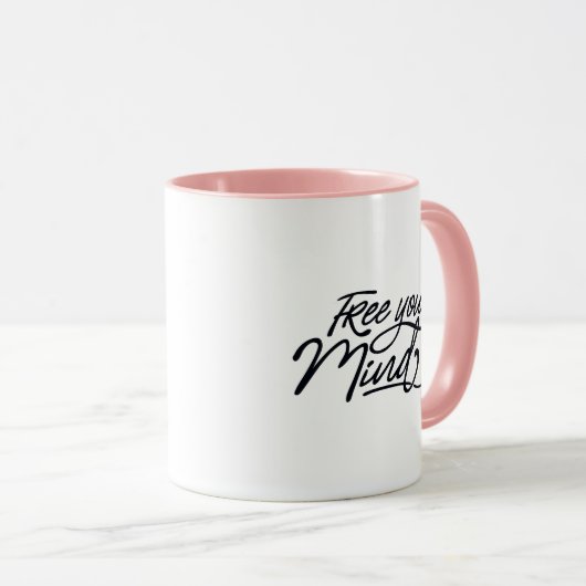 フリーザマインドヨガ感動的引用文 マグカップ (正面右)