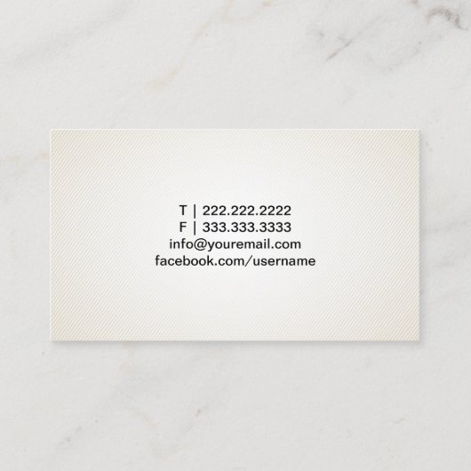 フリーシンプルフリーライターのミニマリスト 名刺 (裏面)