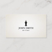 フリーシンプルフリーライターのミニマリスト 名刺 (正面)