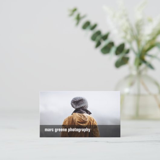 フリーシンプル写真家の写真撮影 名刺 (スタンド正面)