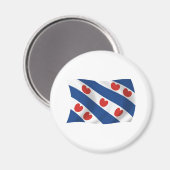 フリージアン国旗の磁石 マグネット (正面/裏面)